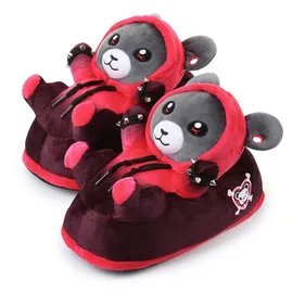 corimori Punk Teddy Grau/Rot 25