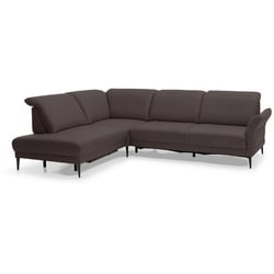 Musterring Ecksofa MR 1350 Leder Braun Mocca 229 x 297 cm