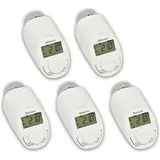 eqiva Heizkörperthermostat 5er-Set Bluetooth mit App-Steuerung