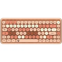 KeySonic KSKM-5200M-RF (DE) Wireless Sand/Creme