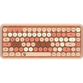 KeySonic KSKM-5200M-RF (DE) Wireless Sand/Creme
