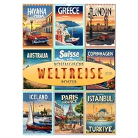 Calvendo Weltreise - nostalgische Poster (Wandkalender 2026 DIN A3