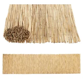casa.pro Schilfzaun 100 x 500 cm Beige