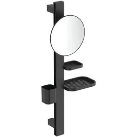 Ideal Standard Beauty Kosmetikspiegel-Set Bar Schwarz Matt