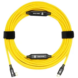 cobra tether USB-C auf USB-C 10 m Gelb