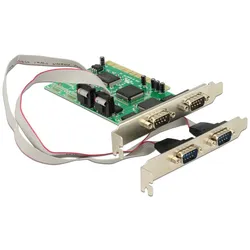 Delock PCI Card 4x Serial - Serieller Adapter