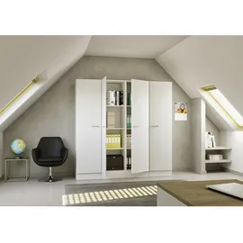 Flex-Well Seitenschrank Lucca 50 x 57 x 200 cm Weiß