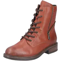 Rieker Damen 71450 Schnürstiefel, Schwarz, 38