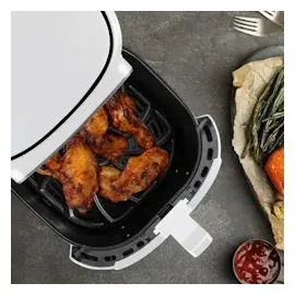 BERGNER Heißluft-Fritteuse 6,9 l 1800 W Weiß