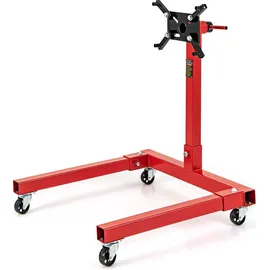 Costway Motorheber Metall 83 cm x 84,5 cm x 97 cm rot