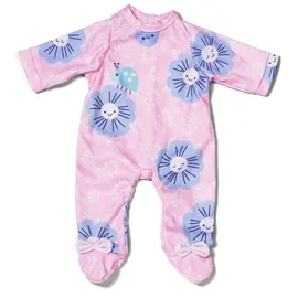 BABY BORN Puppenkleidung Strampler Blumen 43 cm Rosa (838891)