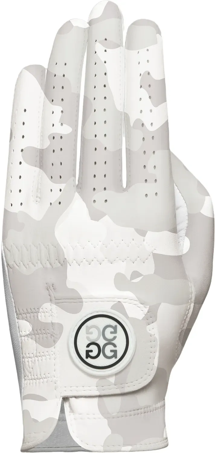 G/FORE Handschuh Signature Camo, weiß/sand