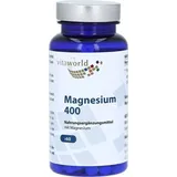 Vitaworld Magnesium 400 | 60 Kapseln | 400 mg reines Magnesium pro Kapsel | Trägt zur Muskelfunktion bei | Unterstützt gesunde Knochen | Vegan