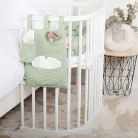 babybay Utensilo für alle Modelle Waffelpiqué, jadegrün