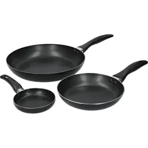 KitchenCraft Pfannen-Set 3-tlg. 12 cm + 20 cm + 28 cm