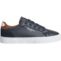 Pepe Jeans Kenton Court B Sneaker, Blue (Navy), 34