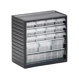 TRESTON Kleinteilemagazin Premium, Höhe 290 mm, 16 Schubladen