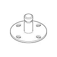 Dornbracht Wandscheibe Brausehalter 09301104190 45x45x25