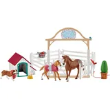 Schleich Horse Club Hannahs Gastpferde mit Hündin Ruby 42458