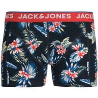 JACK & JONES Herren Jactropical Flowers Trunk Sn Boxershorts, Navy Blazer, S