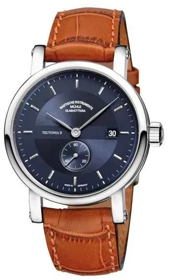 Mühle Glashütte Teutonia II Kleine Sekunde   M1-33-42-LB - 41 - Blau