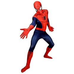 Morphsuits Kostüm Spider-Man, Original Spider-Man Ganzkörperanzug rot M