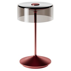 Akku-Glasleuchte Numotion 265mm kirschrot