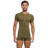 Falke T-Shirt thermoregulierend für warme bis kalte Temperaturen Filter Gender, Größe S in Grün herb (7754)