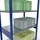 Schulte Lagertechnik Fachbodenregal Holz 2500 x 1000 x 600 mm enzianblau/verzinkt