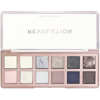 Revolution Beauty Revolution The Celestial Icon Ethereal Nudes Palette – Lidschattenpalette Ethereal Nudes, 12 Farbtöne, hochpigmentiert, vegan & tierversuchsfrei