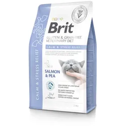 BRIT Grain Free Veterinary Diets Cat Calm Stress Relief Salmon Pea 5 kg
