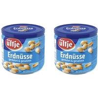 ültje Erdnüsse, geröstet & gesalzen Dose, 180g (Packung mit 2)