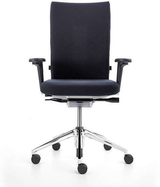 Vitra Chaise de bureau pivotante avec accoudoirs 2D ID Soft L, Designer Antonio Citterio, 102-120x70x52-76 cm