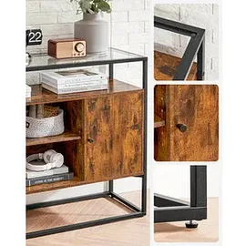VASAGLE Sideboard, LSC014B01 braun 100,0 x 35,0 x 80,5 cm