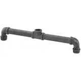 Dolle Wohnregale Dolle Dolle Rohrsystem für Regalbau Base 41 x 7,5 cm schwarz eisen