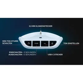 Nacon Adapter 3.0 USB-C Stecker auf USB-A Buchse, kompaktes Design.