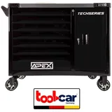 Apex Digital ToolCar APEX Garage 2024 Jumbo Werkstattwagen Werkzeugwagen 7/8 bestückt mit Werkzeugen