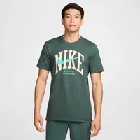 Nike Herren T-Shirt Dri-FIT Fitness Tee FZ8048-338 L - Vintage Green