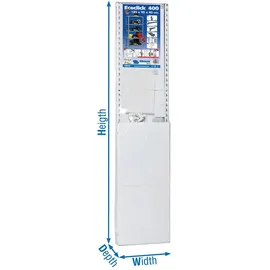 simonclick Simonrack Metallregal Ohne Schrauben Grau 900x1000x300 Mm