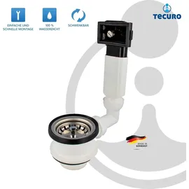 tecuro Siebkorbventil Ø 70 mm 38 x 64 mm Silber