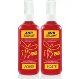 Anti Brumm Forte Pumpspray, 2 x 150 ml: Insekten-Repellent für effektiven Schutz gegen Mücken und Zecken, Mückenspray mit DEET