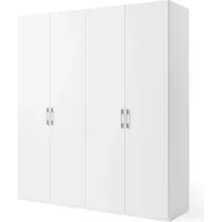 Set One by Musterring Drehtürenschrank "Henderson", weiß (alpinweiß), B:201cm