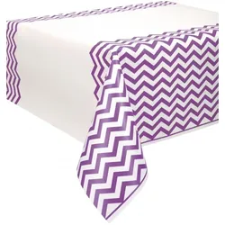 Tischdecke Zickzack lila