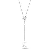 Elli Damen Y-Kette Stern Astro 925 Sterling Silber Ketten