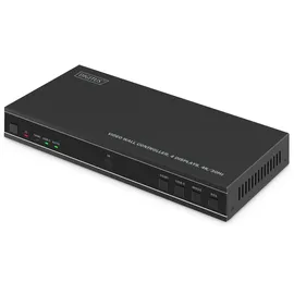 Digitus Video Wall Controller, 4 Displays, 4K/30Hz, HDMI USB-C Schwarz