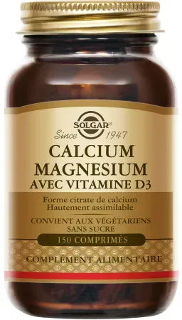 Solgar Calcium Magnesium Vitamin D3 Knochen Und Knorpel Vitalität 150 Tabletten