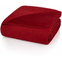 Glart Kuscheldecke 150 x 200 cm Burgunderrot