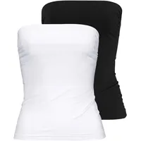 MELROSE Bandeautop Schwarz/Weiß 36