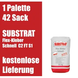 Faktum SUBSTRAT Flex-Kleber Schnell C2 FT S1 Fliesenkleber 1Palette