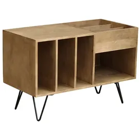 miliboo Boogie 90 x 60 x 45 cm Hellbraun / Schwarz
